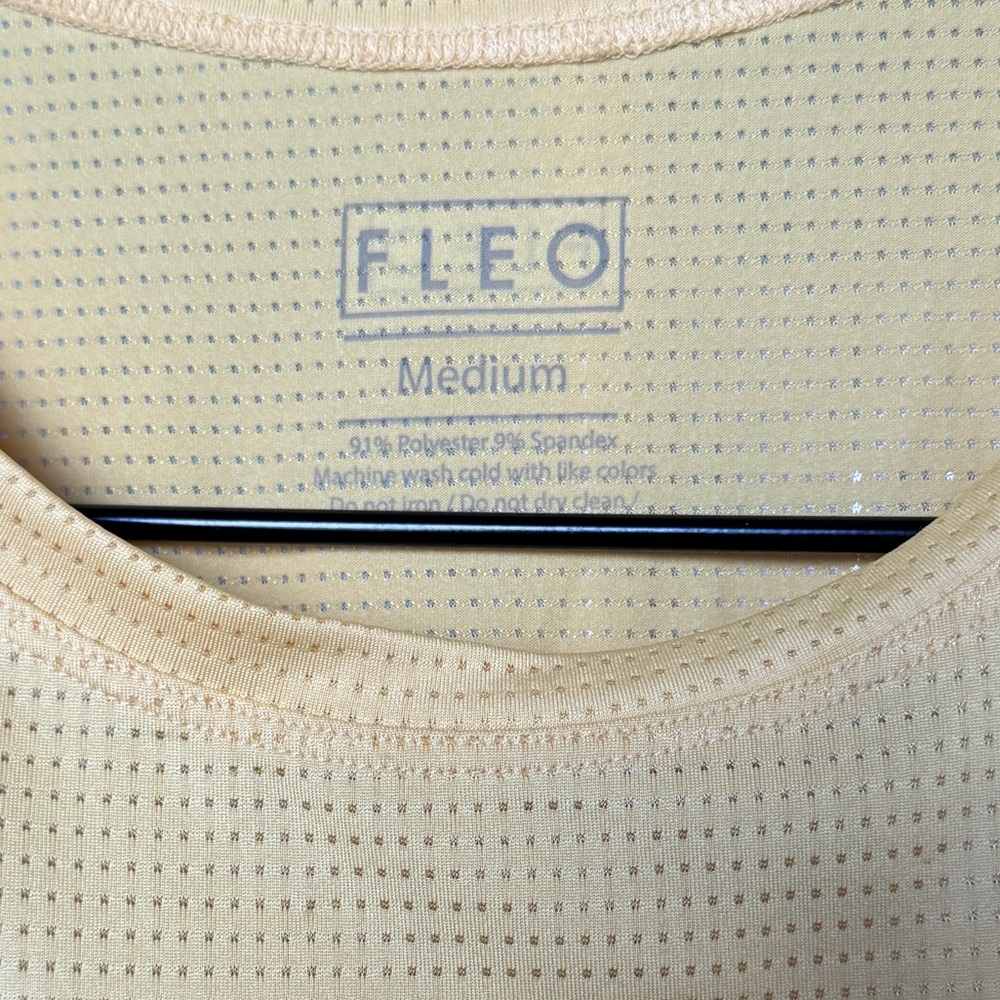 Fleo Dylan Muscle Crop - Lemon Zest - Picture 2 of 8